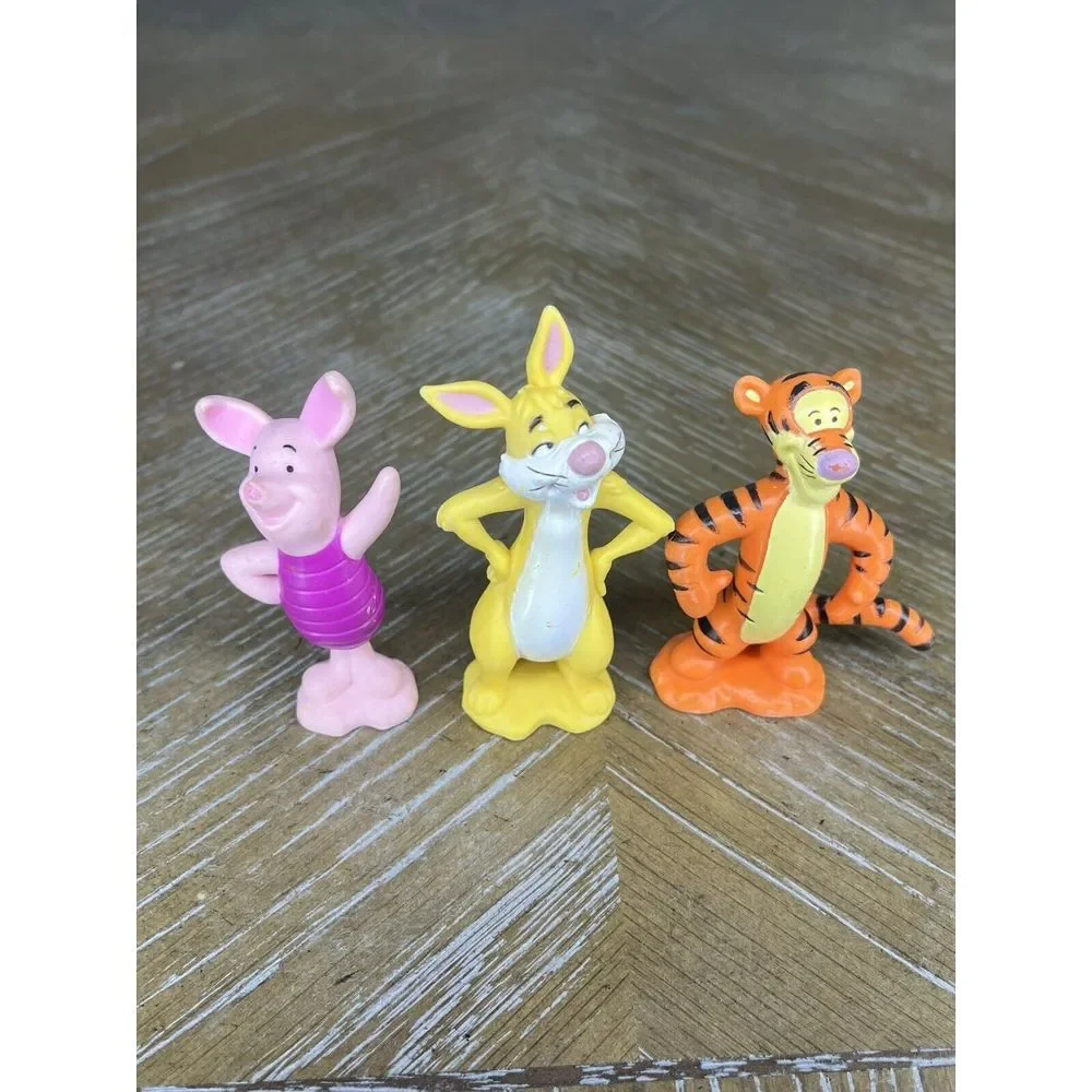 Disney Winnie the Pooh PVC Plastic Figures Rabbit Tigger & Piglet 3